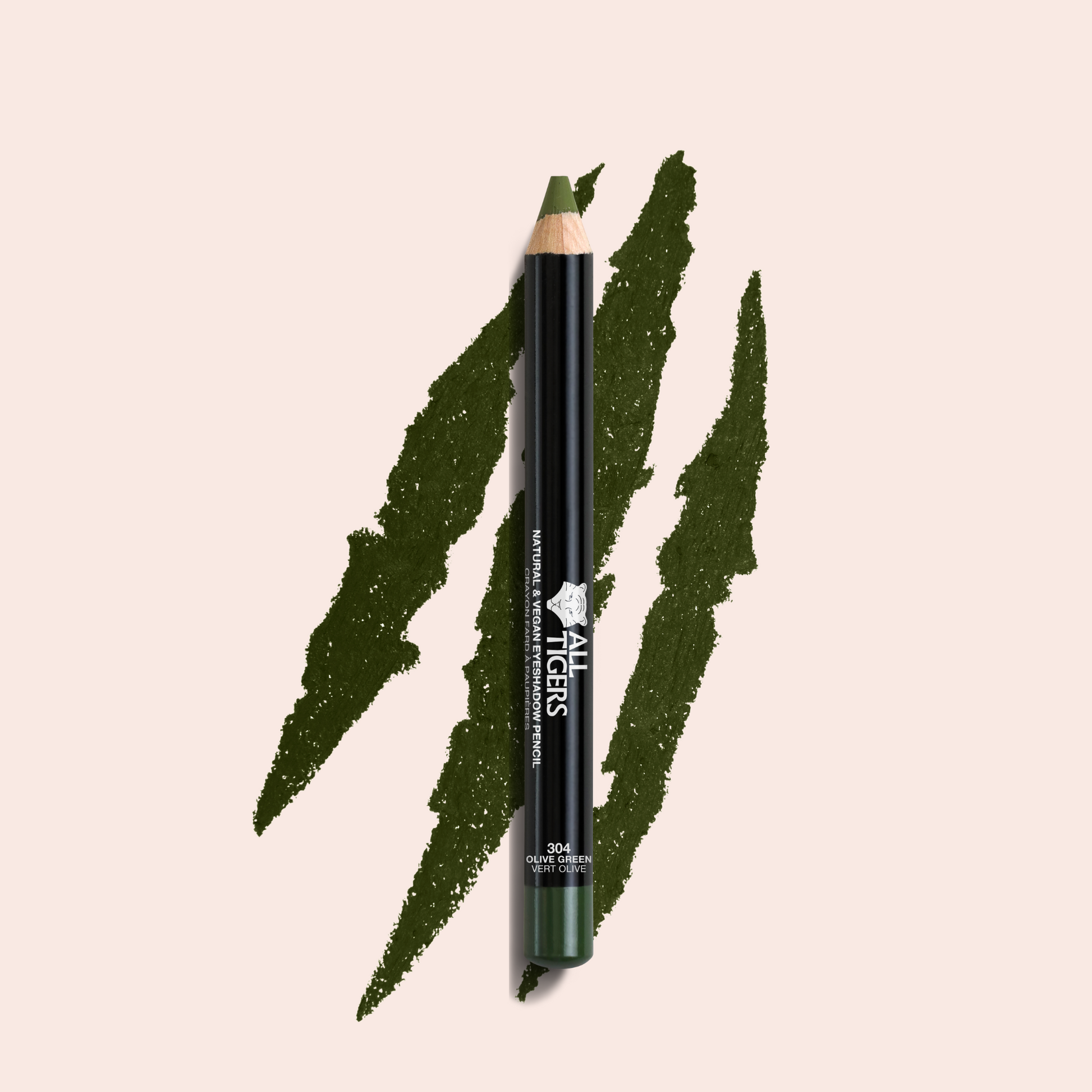 ALL TIGERS fard vert olive green eyeshadow