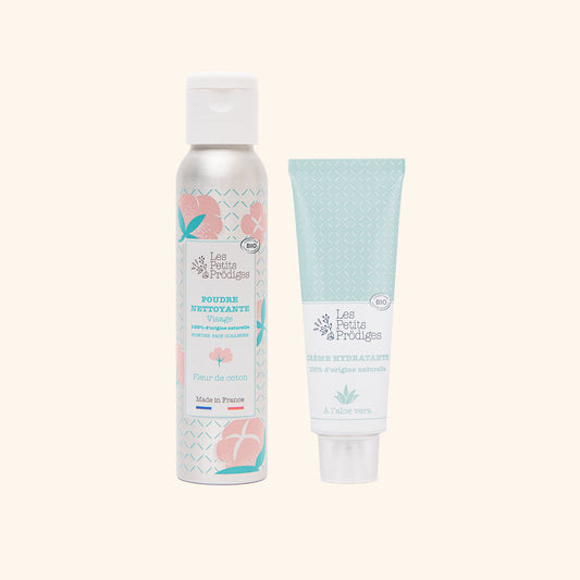 Le duo Nettoyage et Hydratation Visage