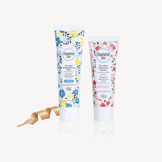 Duo gelée démaquillante et crème hydratante