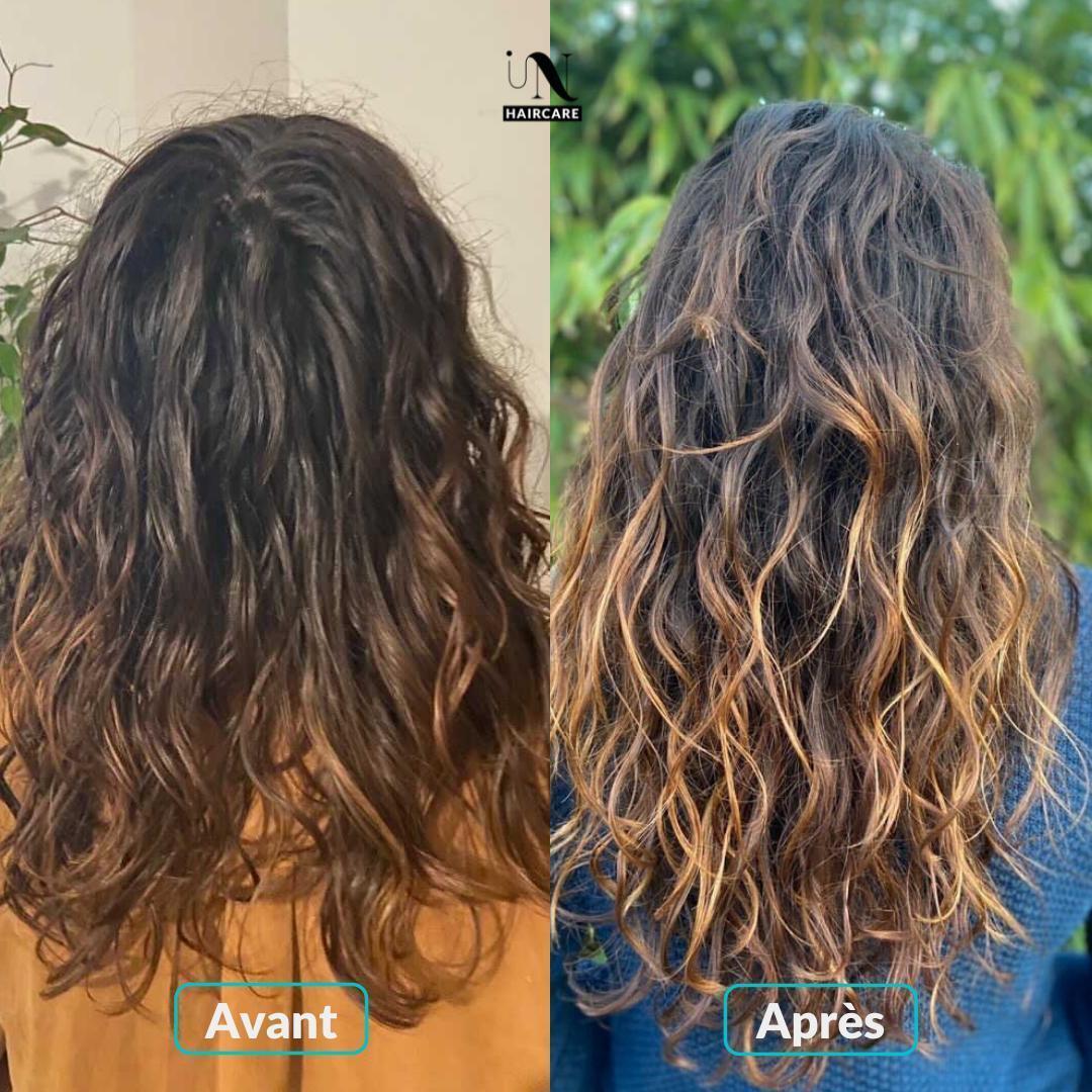 Avant après cure pousse cheveux In Haircare