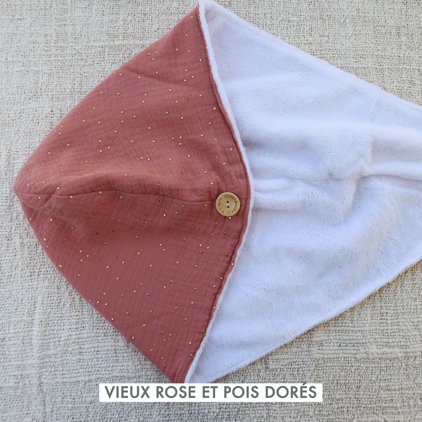 Serviette pour cheveux turban